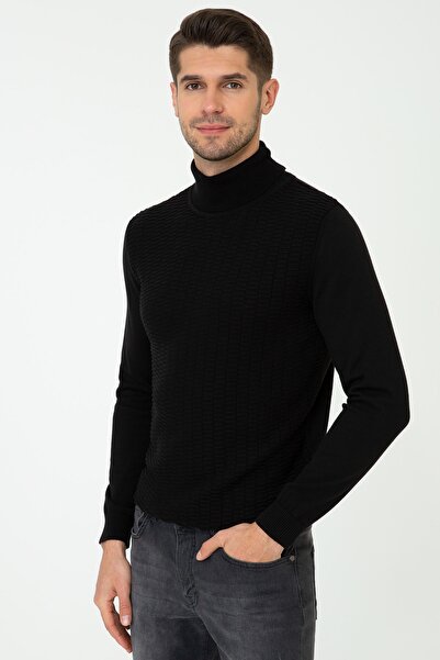 Pierre Cardin Sıyah Erkek Kazak G021SZ0TK.000.1388111