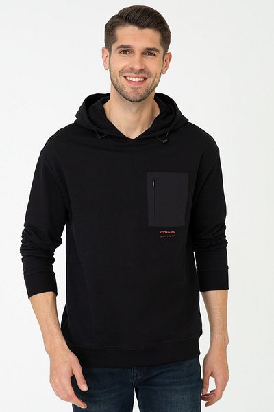 Pierre Cardin Черен мъжки суитшърт G021SZ082.000.1288103