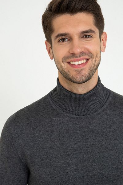 Pierre Cardin Gray Melange Men's Sweater G021SZ0TK.000.1389961