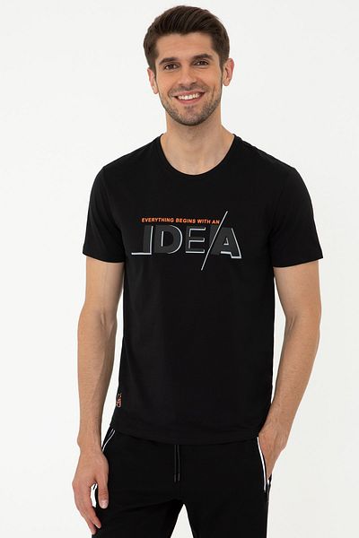 Pierre Cardin Μαύρο ανδρικό T-Shirt G021SZ011.000.1287953