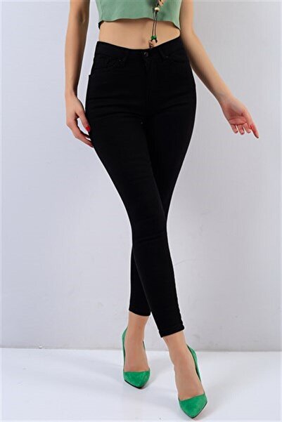 Ramrod E.x.t.r.a Crne Super Visok struk S.o.l.m.az Crne farmerke