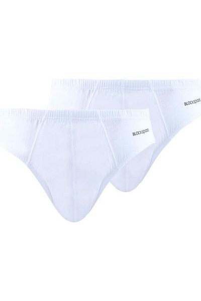 Blackspade Ανδρικό λευκό σλιπ εσώρουχο 2 πακέτο Loose Fit 9627