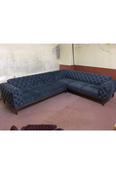 DİLA'S HOME MOBİLYA Dila Asil Çhester Köşe Takımı