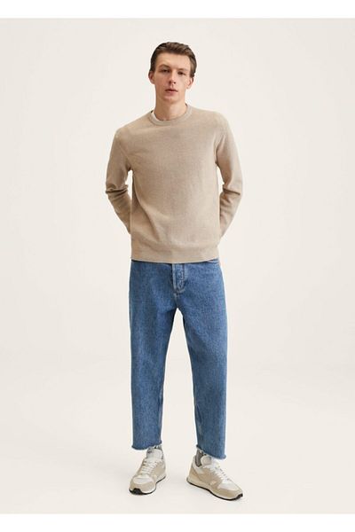 MANGO Man Textured Cotton Sweater