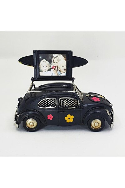 Hediye Kesesi 4 Adet Fotoğraf Baskılı Nostaljik Vosvos Siyah Araba Fotoğraf Çerçeveli Ve Kumbaralı