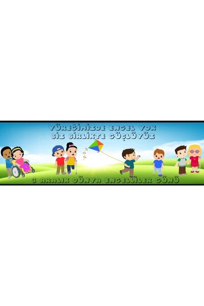 OKULUMUZ ŞENLENSİN 3 Aralık Dünya Engelliler Günü Tam Boyalı Pano Çalışması
