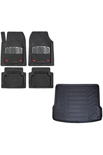 Rizline Hyundai Bayon 2021 Ve Sonrası 3d Bagaj Havuzu+3d Havuzlu Paspas Takımı