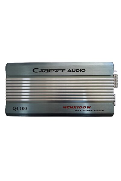Cadence Q 4.100 5000w 4 Kanal Pro Seri Midrange Oto Amfi Anfi