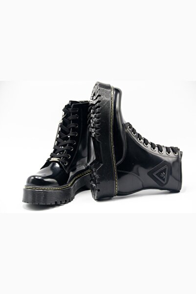 Wickers Kadın Siyah Rugan Bot