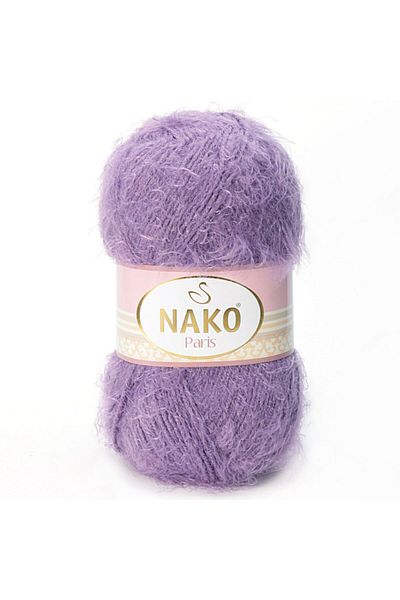 NAKO Paris Hand Knitting Yarn Μαλλί Κωδικός χρώματος:6684-ανοιχτό δαμάσκηνο