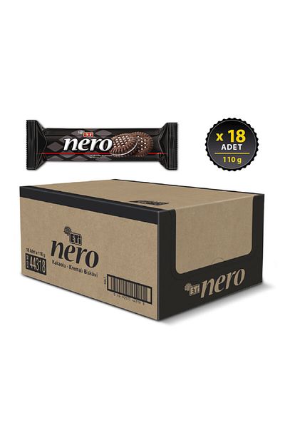 Eti 110g X 18 Pieces Nero Cocoa Cream Biscuits