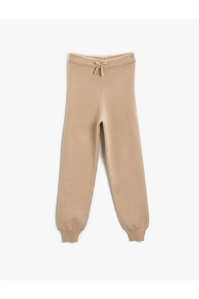 Koton Lange Strumpfhose aus Strick mit Schleife