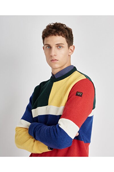 PAUL&SHARK Men's Knitted Round Neck C.wWool