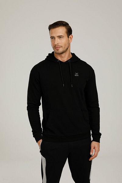 Kinetix Sn88 Basıc Hoodıe 1pr Siyah Erkek Φούτερ