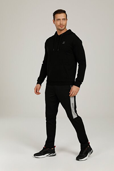 Kinetix Sn88 Basıc Hoodıe 1pr Siyah Erkek Sweatshirt