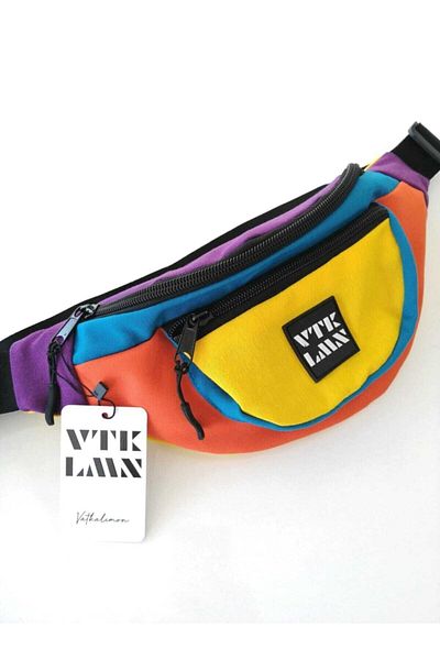 Vatkalimon Colorful Unisex Shoulder and Waist Bag