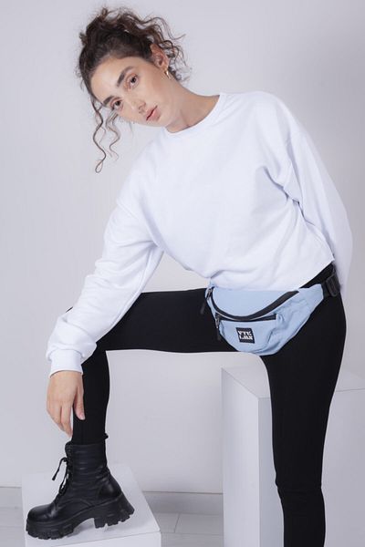 Vatkalimon Unisex Blue Colored Shoulder and Waist Bag