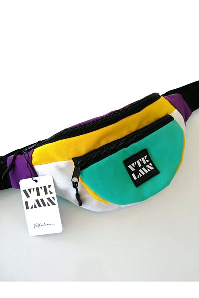 Vatkalimon Unisex Colorful Shoulder and Waist Bag