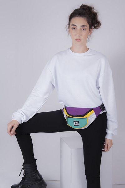 Vatkalimon Unisex Colorful Shoulder and Waist Bag