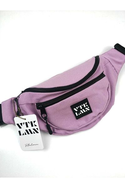 Vatkalimon Unisex Lilac Colored Shoulder and Waist Bag