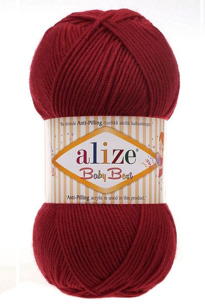 Alize 390 Cherry Cod de culoare - Baby Best Fire de tricotat manual