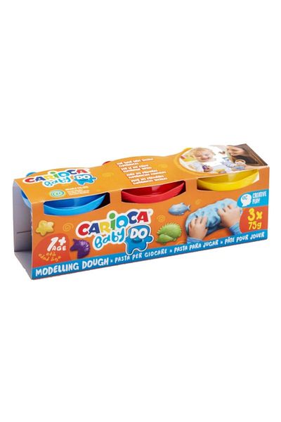 CARIOCA Brand: Carioca Baby Play Dough 3 Colors X 75 Gr 43179 Category: Marbling Set