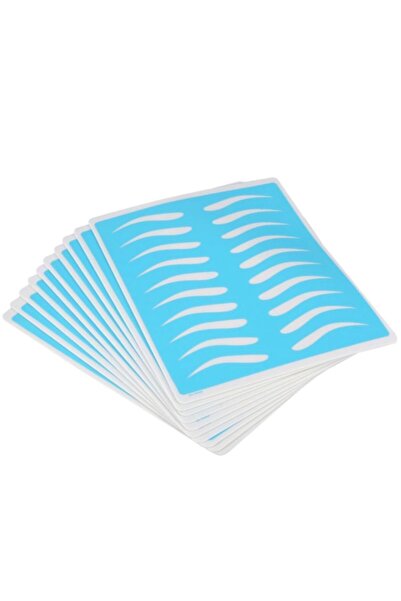 İthalSepeti 4 bucăți Microblading Machiaj Permanent Latex în formă de sprâncene albastre