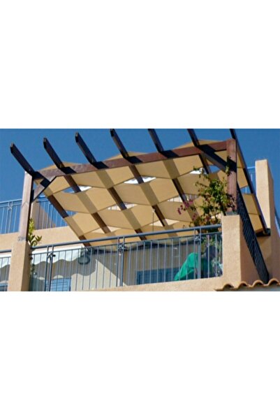 Ekodoğa Gölgelik File Krem 1x14 Metre Bahçe Gölgelik Filesi Gölgelik Örtü Göl...