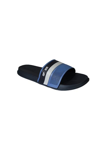 GEZER Men's Navy Blue Summer Pool Sea Garden Slippers