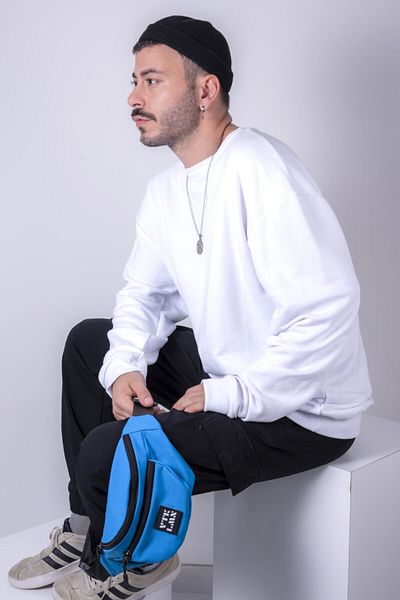 Vatkalimon Unisex Petrol Colored Shoulder and Waist Bag