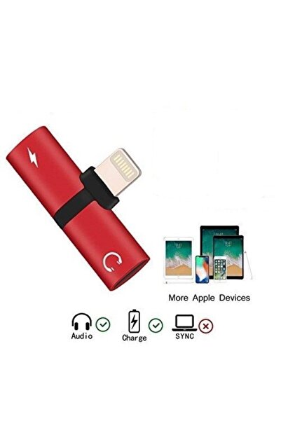 Else 2 In 1 Tip Iphone Lightning Kulaklık Ve Şarj Dönüştürücü / Çevirici / Çoğaltıcı Şarj Adaptörü