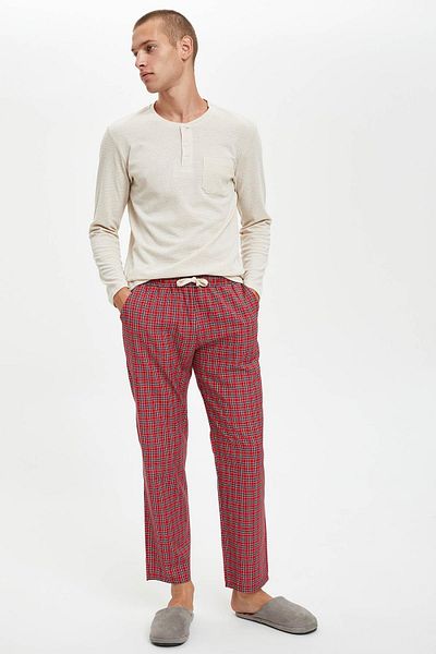 DeFacto Fit Slim Fit Judge Collar Πλεκτό Σετ 2 τεμαχίων
