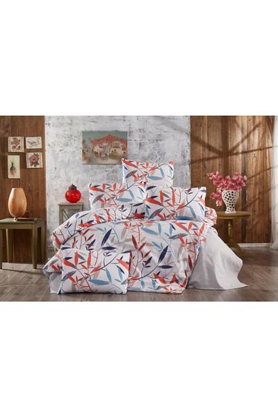 Vinaldi Ranforce Double Duvet Cover Set - Beryl