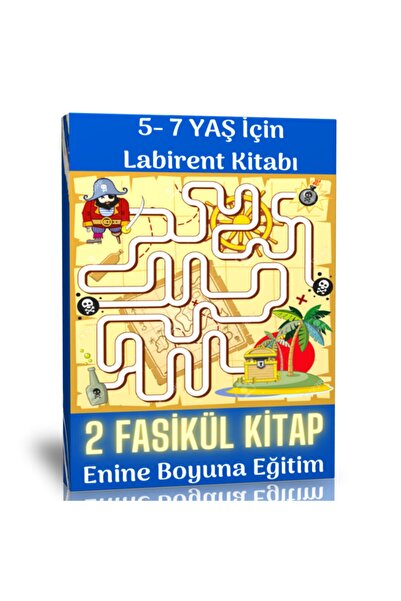 Enine Boyuna Eğitim مجموعة كتب المتاهة للأعمار من 5 إلى 7 سنوات (كتابان)