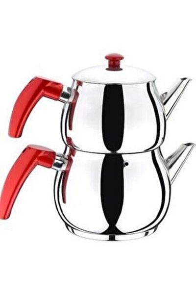 Papatyam Çelik Papatyam Globe Teapot Steel Mini Size Self-Strainer