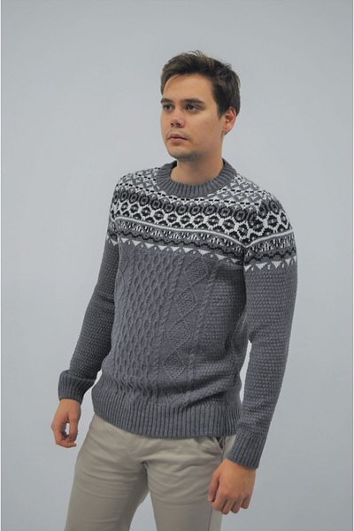 F&K 61400 Winter Patterned Men's Knitwear Sweater