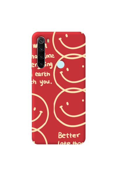 WANNA PROTECT حافظة هاتف Xiaomi Redmi Note 8 باللون الأحمر أفضل متأخرًا من ال...