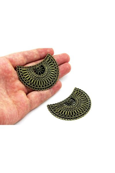 yfhobi 1 Adet - 37x59 Mm, Kolye, Fular Ve Iğne Oyası Aparatı, Metal Takı Malz...