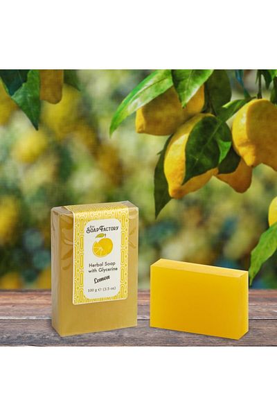 The Soap Factory Lemon Soap with Glycerin 100 Gr
