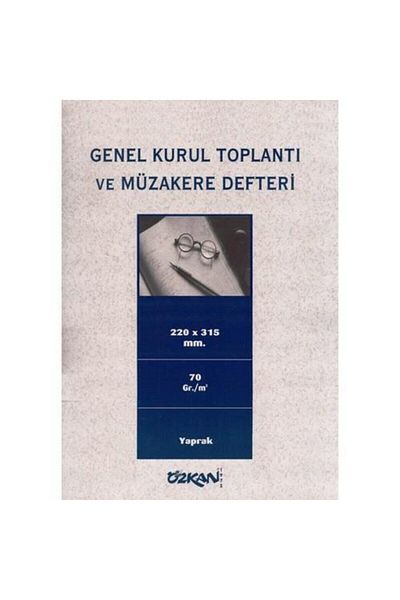 Gülpaş General Board Meeting and Negotiation Notebook 40 Sheets
