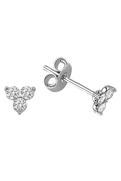 Sirius Pırlanta 3 Taşlı Pırlanta Küpe