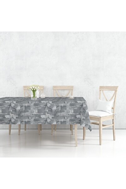 K&M HOMETEX مفرش طاولة مبطن ومقاوم للسوائل وقابل للمسح