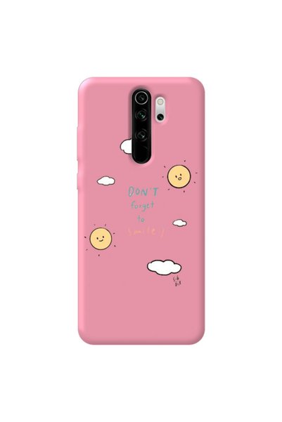 WANNA PROTECT Xiaomi Redmi Note 8 Pro Pink Color Don'T Forget to Velvet Patte...