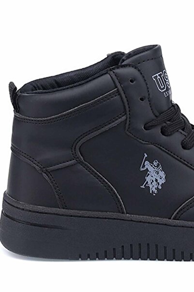 U.S. Polo Assn. Γυναικεία καθημερινά αθλητικά παπούτσια Aristo Hi Wmn 101050756 Μαύρα