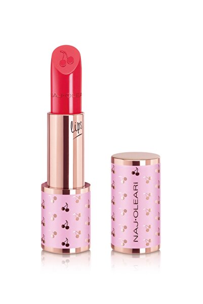 NAJ OLEARI Creamy Delight Lipstick Geranium Red Kırmızı Parlak Ruj