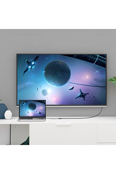 Else 6'sı 1 Arada Usb C Hub Çoklu Bağlantı Adaptörü 4k Hdmı Çıkışlı 3 Usb 3.0...