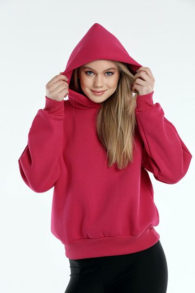 Argentum Look Women's Fuchsia Hooded Sweatshirt - Al-sw0001
