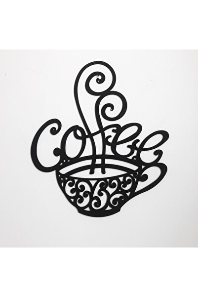 Coffee Metal Lazer Kesim Tablo