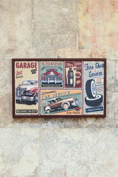 Garage Style , 1960 Özel Tasarım Metaframe Tablo