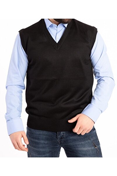 NACAR STORE Men's V-Neck Thin Wool Knitwear Knit Anti-Pilling Dad Sweater